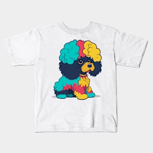 Poodle Portrait Kids T-Shirt